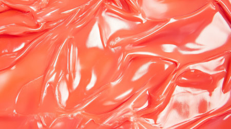 Vibrant strawberry rhubarb jam texture for creative design projectsの素材