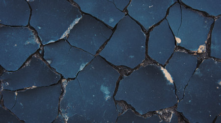 Abstract cracked black coal texture for background and design projectsの素材