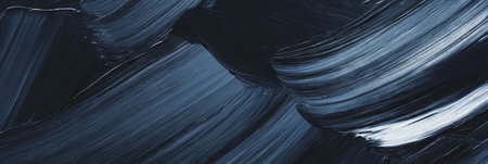 Abstract dark paint texture with heavy brush strokes for art and design projectsの素材