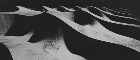 Cinematic pattern texture created by layered dark and light paper forms