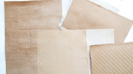 Rustic craft paper texture collection for creative design projectsの素材