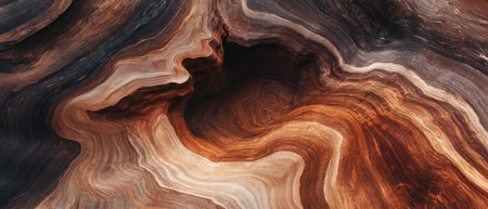 Intricate wood grain patterns showcasing natural artistry and unique texturesの素材