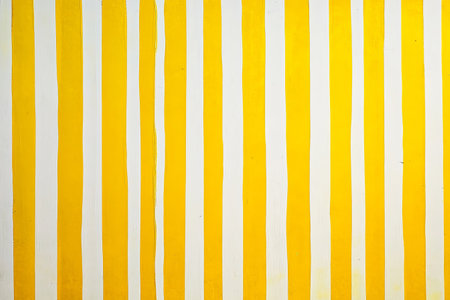 Texture featuring vibrant yellow and white stripes that create a striking visual pattern suitable for various design projectsの素材