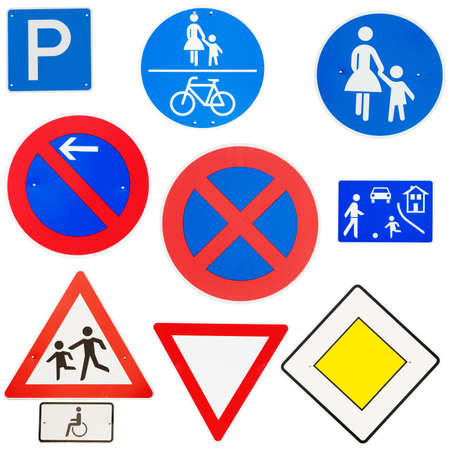 traffic signsの写真素材