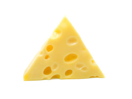 cheese  isolated on whiteの写真素材