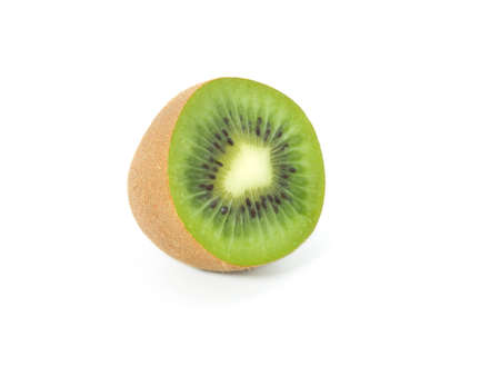 Kiwi isolated on white background  の写真素材