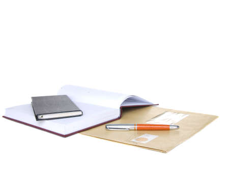 notes block and pen