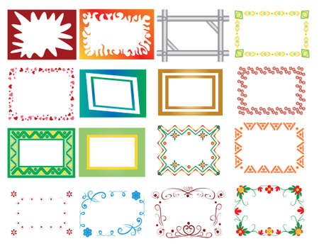 set frameのイラスト素材