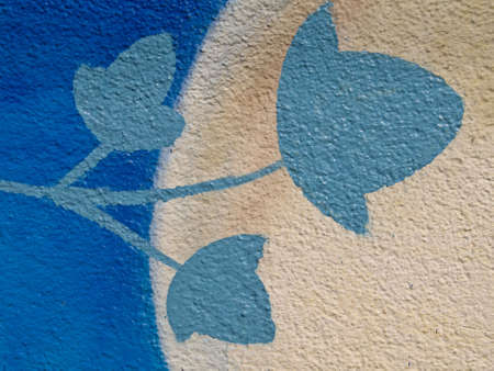 pattern background, texture. Wall full of graffiti.の写真素材