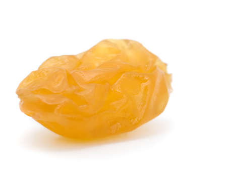 Close-up raisin (sultana) isolated on white の写真素材