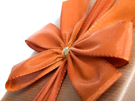 bow on gift の写真素材