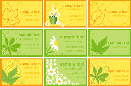 Various business cards. Card Layouts のイラスト素材