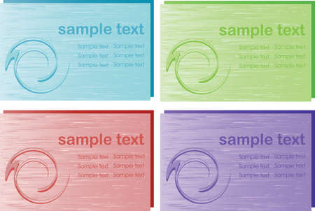 Various business cards. のイラスト素材