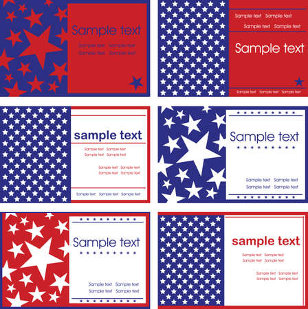 Collection of colorful business card のイラスト素材