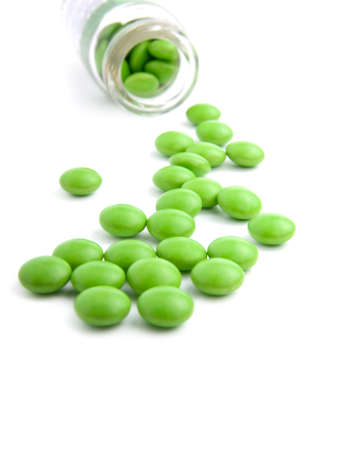 bottle and valerian drops close up. Macro shot, use of selective focus. の写真素材