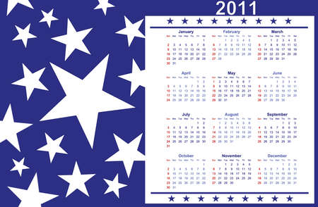 2011 Calendar のイラスト素材