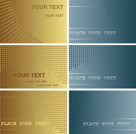 Set ofl business cards のイラスト素材