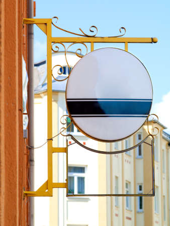 signboard. clear sign の写真素材