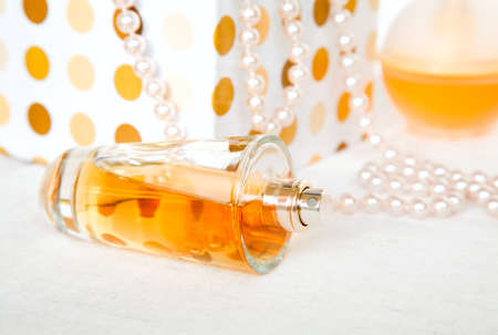 macro shot of bottle perfume の写真素材