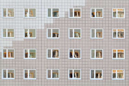 windows of big building