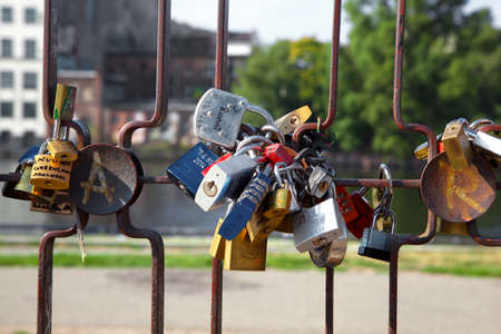 Lockers on a segment of the Berlin Wall,Germanyのeditorial素材