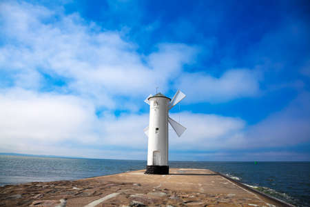 the coast from Swinoujscie, Polandの写真素材