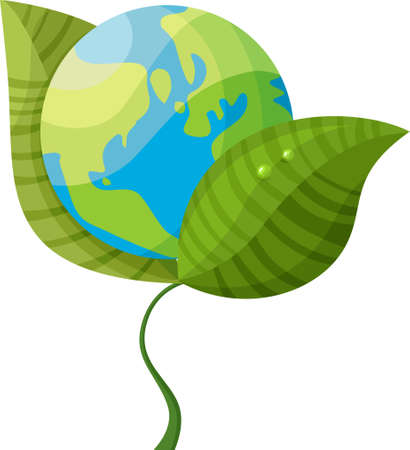 green planetのイラスト素材