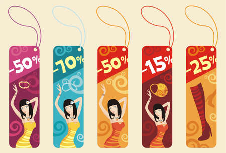 discount setのイラスト素材