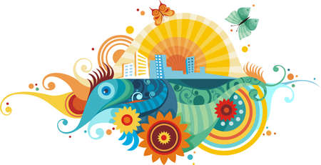 cityのイラスト素材