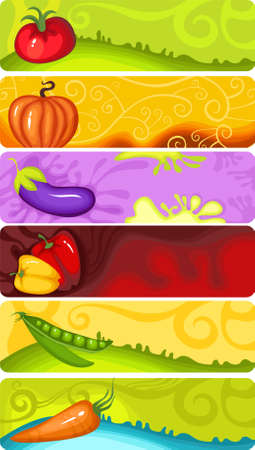 banner setのイラスト素材