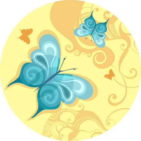 butterflyのイラスト素材