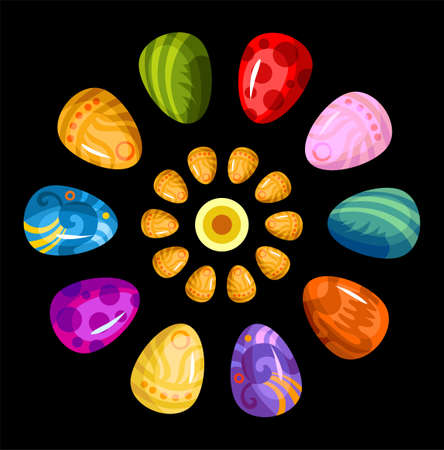 Easter cardのイラスト素材