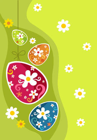 easter decorationのイラスト素材