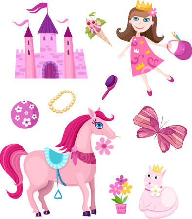 fairy-tale setのイラスト素材