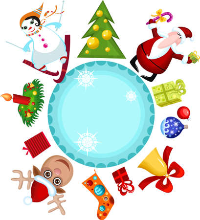 christmas cardのイラスト素材