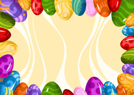 easter cardのイラスト素材