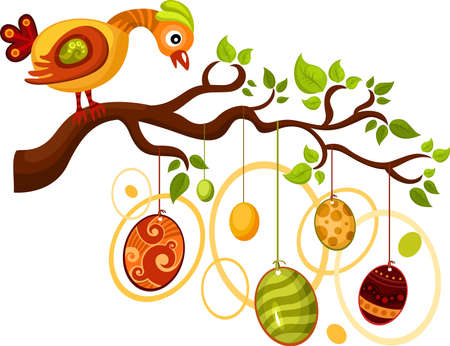 easter cardのイラスト素材