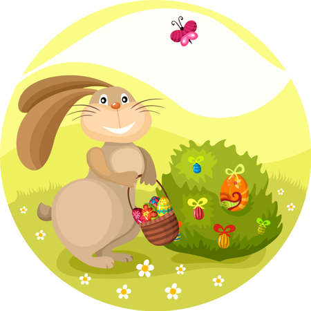 easter cardのイラスト素材