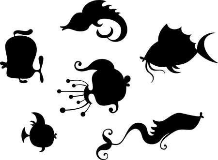 fish setのイラスト素材
