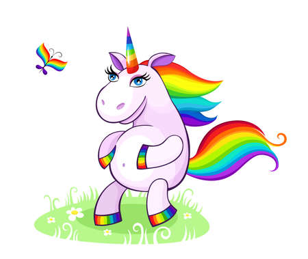 Unicorn illustrationのイラスト素材