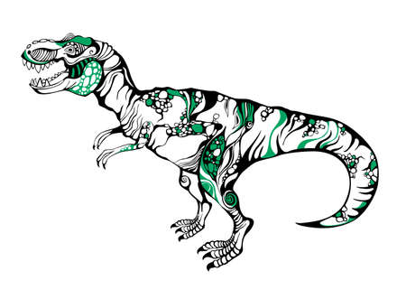 vector illustration of dinosaurのイラスト素材