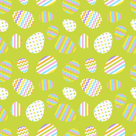 Pattern with Easter eggs.のイラスト素材