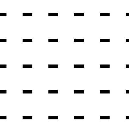 seamless minimalistic pattern with dash lines, retro vintage design. Memphis group style black and white backgroundのイラスト素材