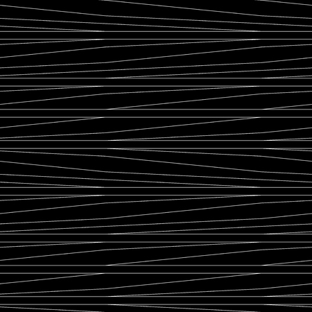 Irregular stripes seamless pattern. Repeating vector texture in black and white colors. thread backgroundのイラスト素材