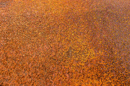 macro view on corrugated metal, orange abstract background for mars planet conceptの写真素材