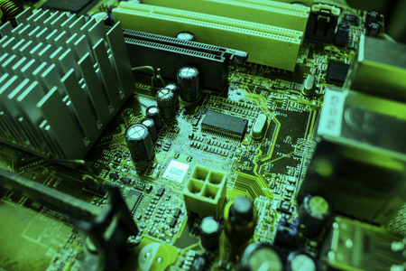 Electronic computer hardware technology.の写真素材