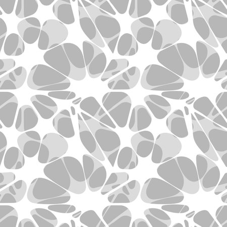 Neural network seamless pattern. Bionics science backgroundのイラスト素材