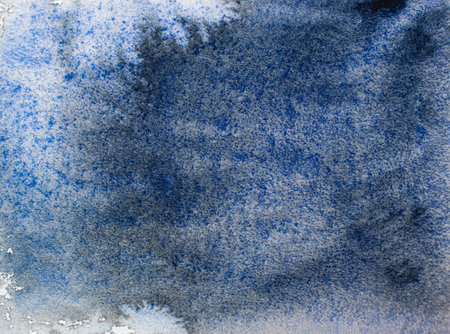 Watercolor abstract color background on textured paper.の写真素材