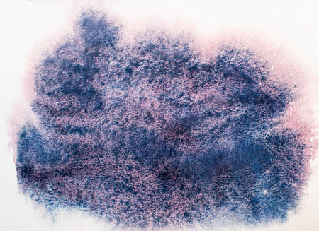 Watercolor abstract color background on textured paper.の写真素材