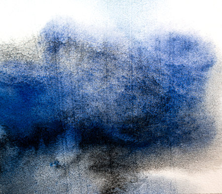 Watercolor abstract color background on textured paper.の写真素材